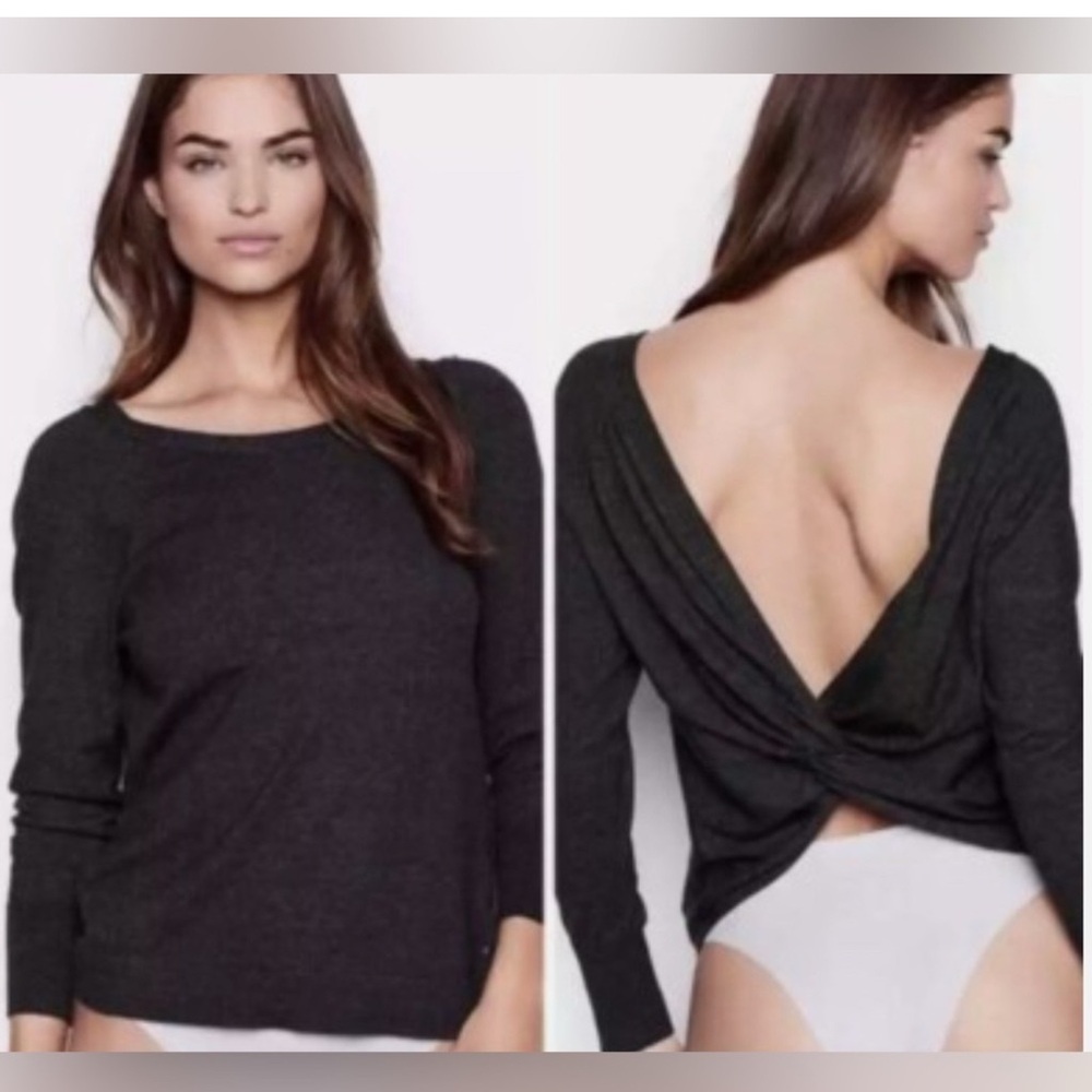 Victoria's Secret Heather Gray Knit Top